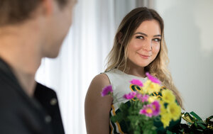 Cheerleader is horny and moreover willing to be fucked in muff by boyfriend's friend