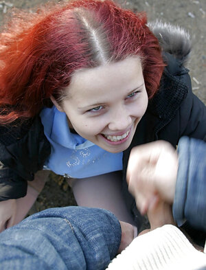 Amateur, Unter freiem Himmel, POV, Rothaarige