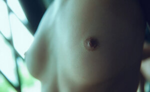 Latina lovely is so aroused that she takes off clothes before husband comes