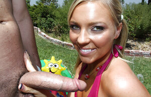 Großer Schwanz, Blond, Unter freiem Himmel, POV