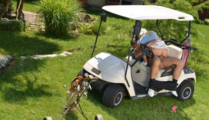 Blond, Cowgirl, Küssen, Unter freiem Himmel