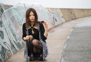 Asiatiche, Coperta, Occhiali, Tacchi Alti, Asiatiche, All’aperto