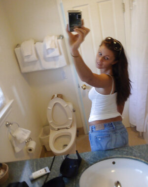 Amateur, Baño, Vestida