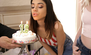 A duo chicks are appreciating the same stepbrother love tool in a hot scene