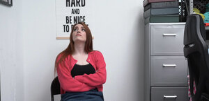 Mike Mancini pounds redhead teenage Aria Carson