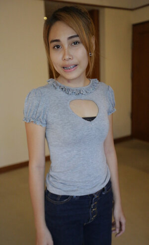 Amateur, Asiatiques, Habillé, Jeans