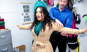 Latina Brianna Bourbon gets stripped and plus fucked doggystyle by Mike Mancini