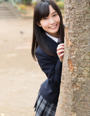 Asiatiques, Habillé, Asiatique, Dehors, Écolières, Uniforme