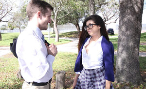 Innocent and additionally sinful school girl Ava Taylor enjoys a hard make love by her teacher Brick Danger