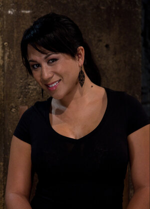 Kayme Kai gets her love bubbles pulled and toyed while restrained to the floor