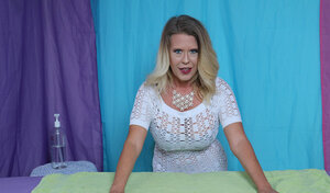 Blondes, Massage, Femmes Mûres