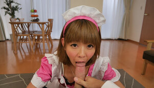 Asiatiques, Pipe, Asiatique, Soubrette, POV, Uniforme