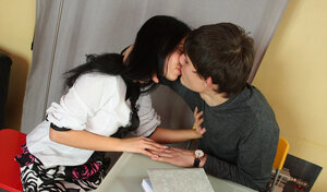 Amateur, Novias, Vestida, Besos