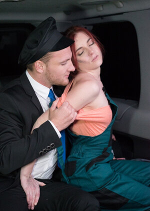 Mad eye-contact through the lens with this ginger hoe