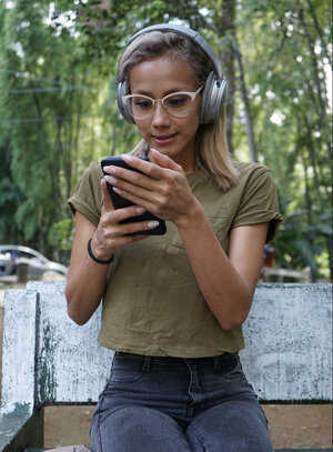 Bekleidet, Jeans, Latina, Unter Freiem Himmel