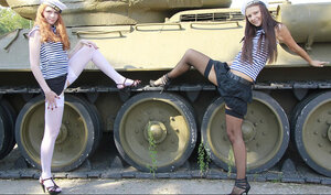 Habillé, Fac, Talons Hauts, Dehors, Jupe, Bas