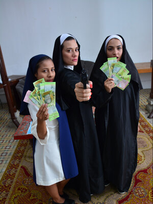 She evened an innocent outfit with some crazy curves tho