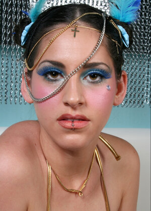 Big-titted brunette bombshell reveals her huge natural boobs on camera