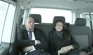 Brunette gives northern american a proud smile after a passionate get down and dirty