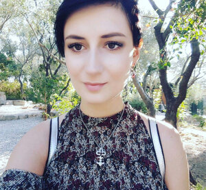 Olya the dilettante tease showing off during vacation