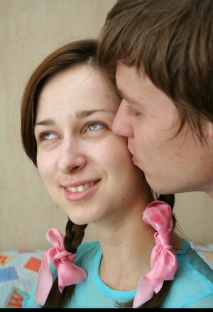 Winning blonde chick with sexy legs is invited to take part in a adult entertainment scene